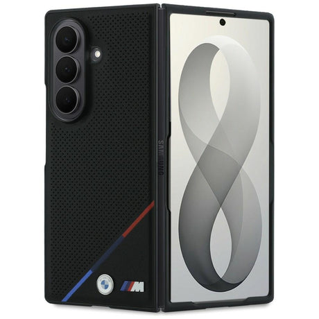 BMW Samsung Galaxy Z Fold 8 Ultra Deksel Tricolor Stripe Svart