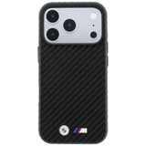 BMW iPhone 18 Pro Deksel M Karbon Metallogo Svart