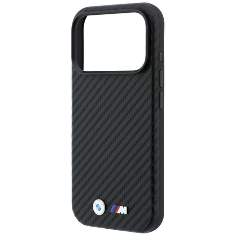 BMW iPhone 18 Pro Deksel M Karbon Metallogo Svart