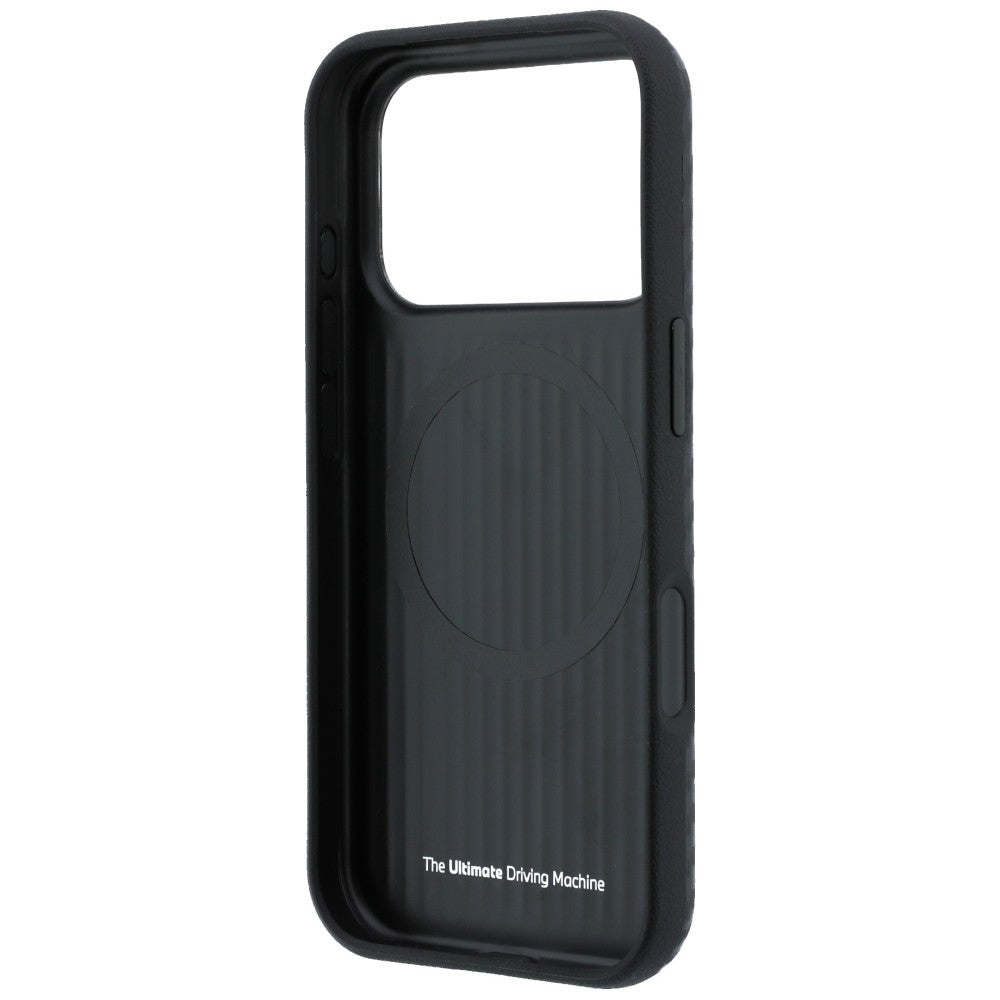 BMW iPhone 18 Pro Max Deksel M Carbon Metal Logo Svart