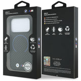 BMW iPhone 17 Pro/iPhone 18 Pro Deksel M Carbon Printed Ring Svart