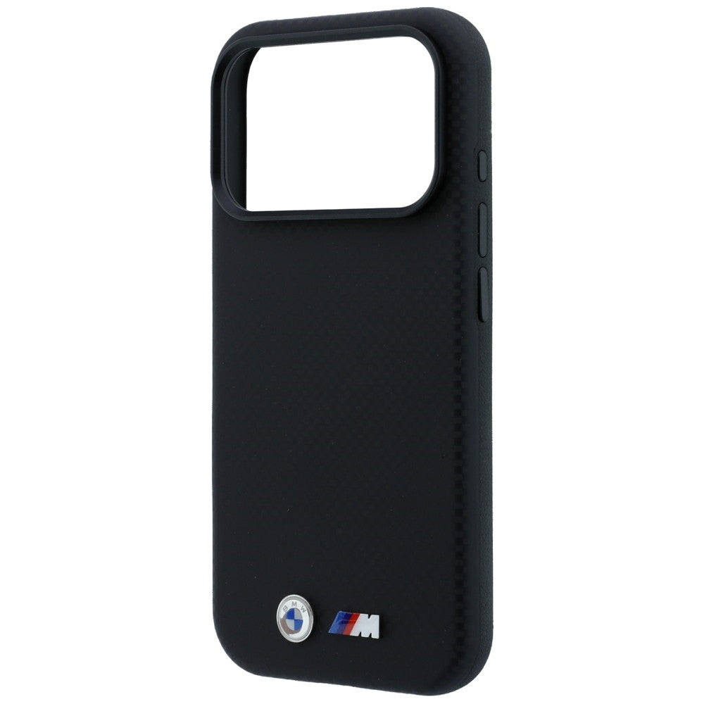 BMW iPhone 17 Pro Max/iPhone 18 Pro Max Deksel M Quadrille Kevlar Metal Logo Svart
