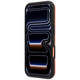 BMW iPhone 17 Pro/iPhone 18 Pro Deksel M Quadrille Kevlar med metallogo Oransje
