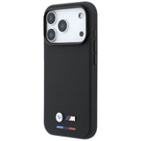 BMW iPhone 17 Pro Max/iPhone 18 Pro Max Deksel M Quadrille Kevlar Tricolor og Metal Logo Svart