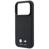 BMW iPhone 17 Pro Max/iPhone 18 Pro Max Deksel M Quadrille Kevlar Tricolor og Metal Logo Svart