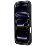 BMW iPhone 17 Pro/iPhone 18 Pro Deksel M Quadrille Kevlar med trefargede linjer Svart