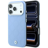 BMW iPhone 17 Pro/iPhone 18 Pro Deksel Deboss Quilted Blå
