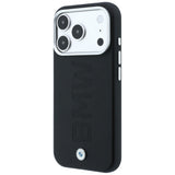 BMW iPhone 17 Pro/iPhone 18 Pro Deksel Centered Deboss Svart