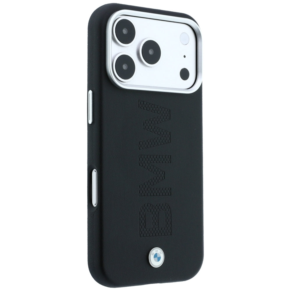 BMW iPhone 17 Pro/iPhone 18 Pro Deksel Centered Deboss Svart