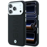 BMW iPhone 17 Pro Max/iPhone 18 Pro Max Deksel Centered Deboss Svart