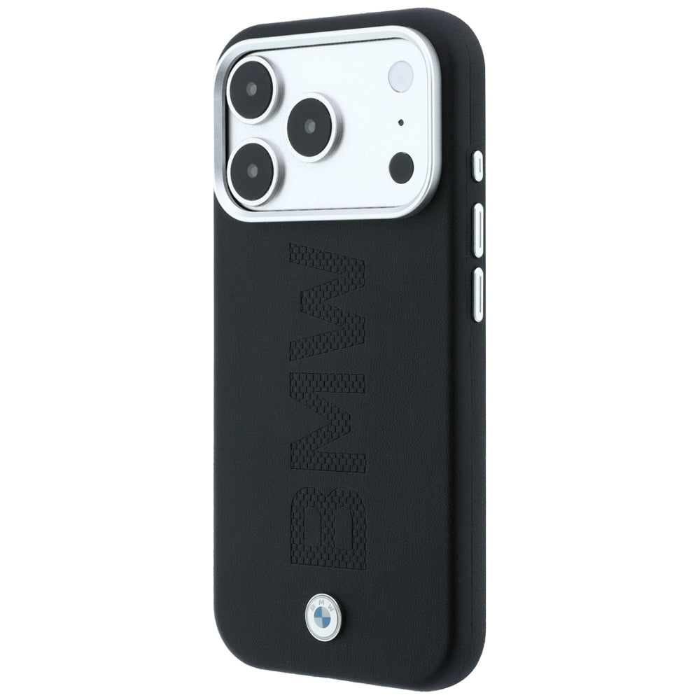 BMW iPhone 17 Pro Max/iPhone 18 Pro Max Deksel Centered Deboss Svart