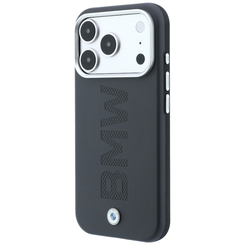 BMW iPhone 17 Pro/iPhone 18 Pro Deksel Centered Deboss Grå