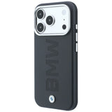 BMW iPhone 17 Pro/iPhone 18 Pro Deksel Centered Deboss Grå