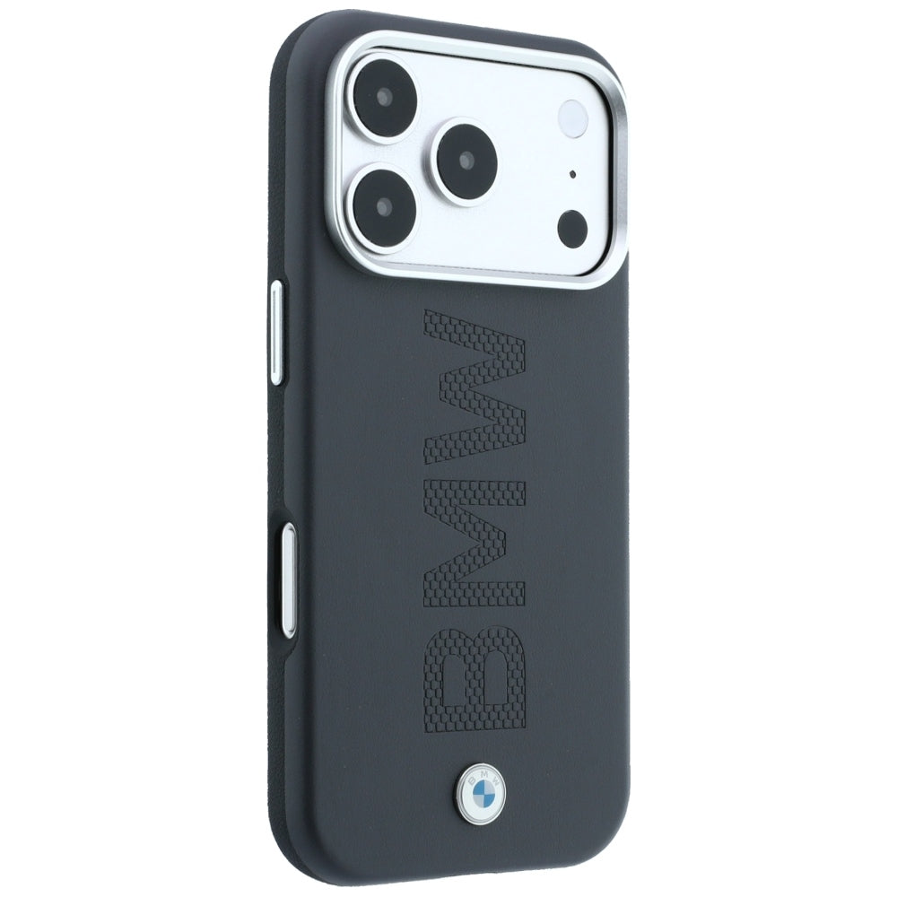 BMW iPhone 17 Pro/iPhone 18 Pro Deksel Centered Deboss Grå
