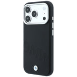 BMW iPhone 17 Pro/iPhone 18 Pro Deksel Inclined Deboss Svart