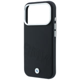 BMW iPhone 17 Pro/iPhone 18 Pro Deksel Inclined Deboss Svart