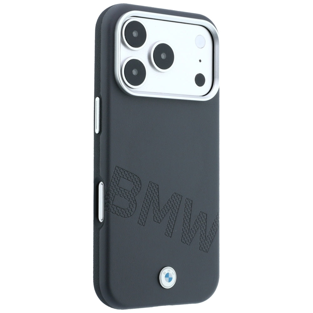 BMW iPhone 17 Pro Max/iPhone 18 Pro Max Deksel Inclined Deboss Grå