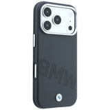 BMW iPhone 17 Pro Max/iPhone 18 Pro Max Deksel Inclined Deboss Grå