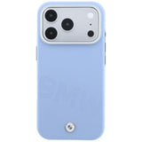 BMW iPhone 17 Pro/iPhone 18 Pro Deksel Inclined Deboss Blå