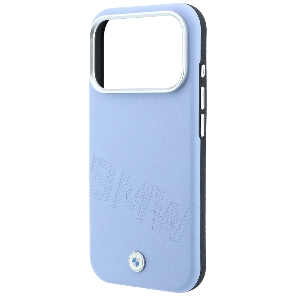 BMW iPhone 17 Pro/iPhone 18 Pro Deksel Inclined Deboss Blå