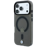 BMW iPhone 17 Pro/iPhone 18 Pro Deksel Frosted Metal Logo Svart