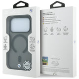 BMW iPhone 17 Pro/iPhone 18 Pro Deksel Frosted Metal Logo Svart