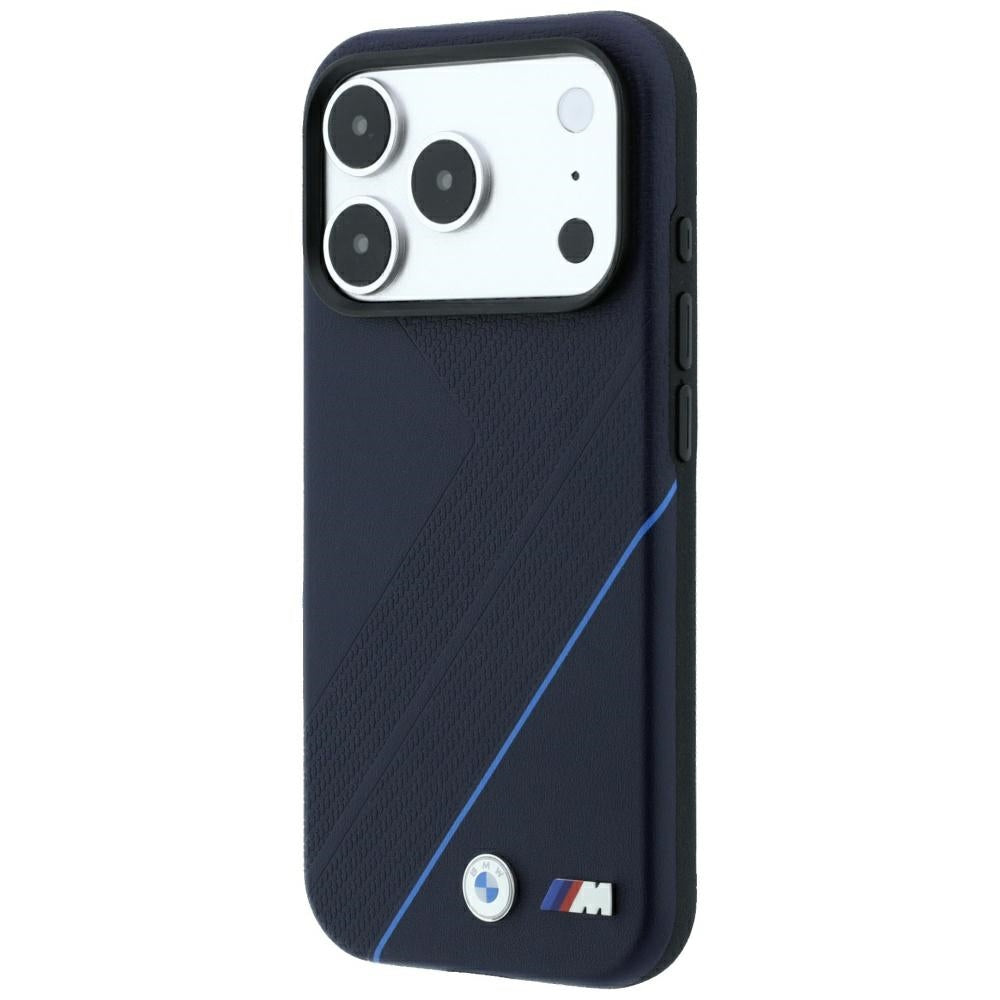 BMW iPhone 17 Pro Max/iPhone 18 Pro Max Deksel M Tire Track marineblå