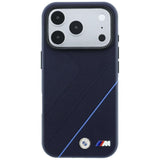 BMW iPhone 17 Pro Max/iPhone 18 Pro Max Deksel M Tire Track marineblå