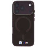 BMW iPhone 17 Pro Max/iPhone 18 Pro Max Deksel M Frosted Metal Logo Burgundy