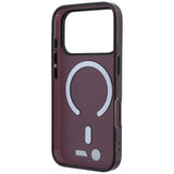 BMW iPhone 17 Pro/iPhone 18 Pro Deksel M Frosted Metal Logo Burgundy