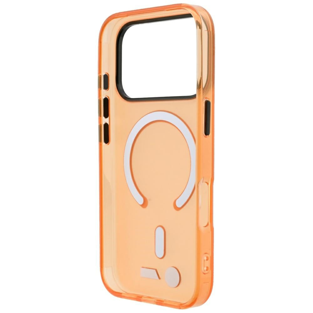 BMW iPhone 17 Pro/iPhone 18 Pro Deksel M Frosted Metal Logo Oransje