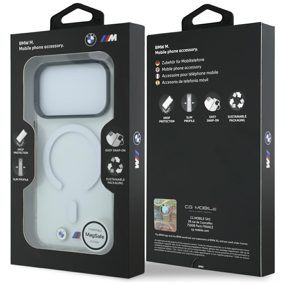 BMW iPhone 17 Pro/iPhone 18 Pro Deksel M med blank metallogo Klar
