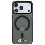 BMW iPhone 17 Pro/iPhone 18 Pro Deksel M Glossy Metal Logo Svart