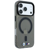 BMW iPhone 17 Pro/iPhone 18 Pro Deksel M Glossy Metal Logo Svart