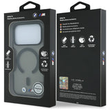 BMW iPhone 17 Pro/iPhone 18 Pro Deksel M Glossy Metal Logo Svart