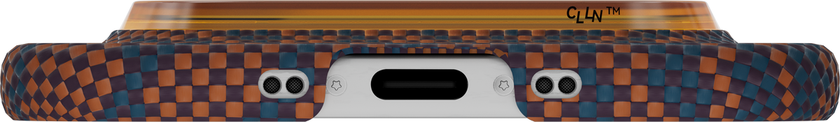 Pitaka iPhone Air Deksel Edge MagSafe Burning Oransje