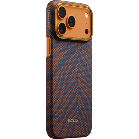 Pitaka iPhone 17 Pro Max Deksel Edge MagSafe Burning Oransje