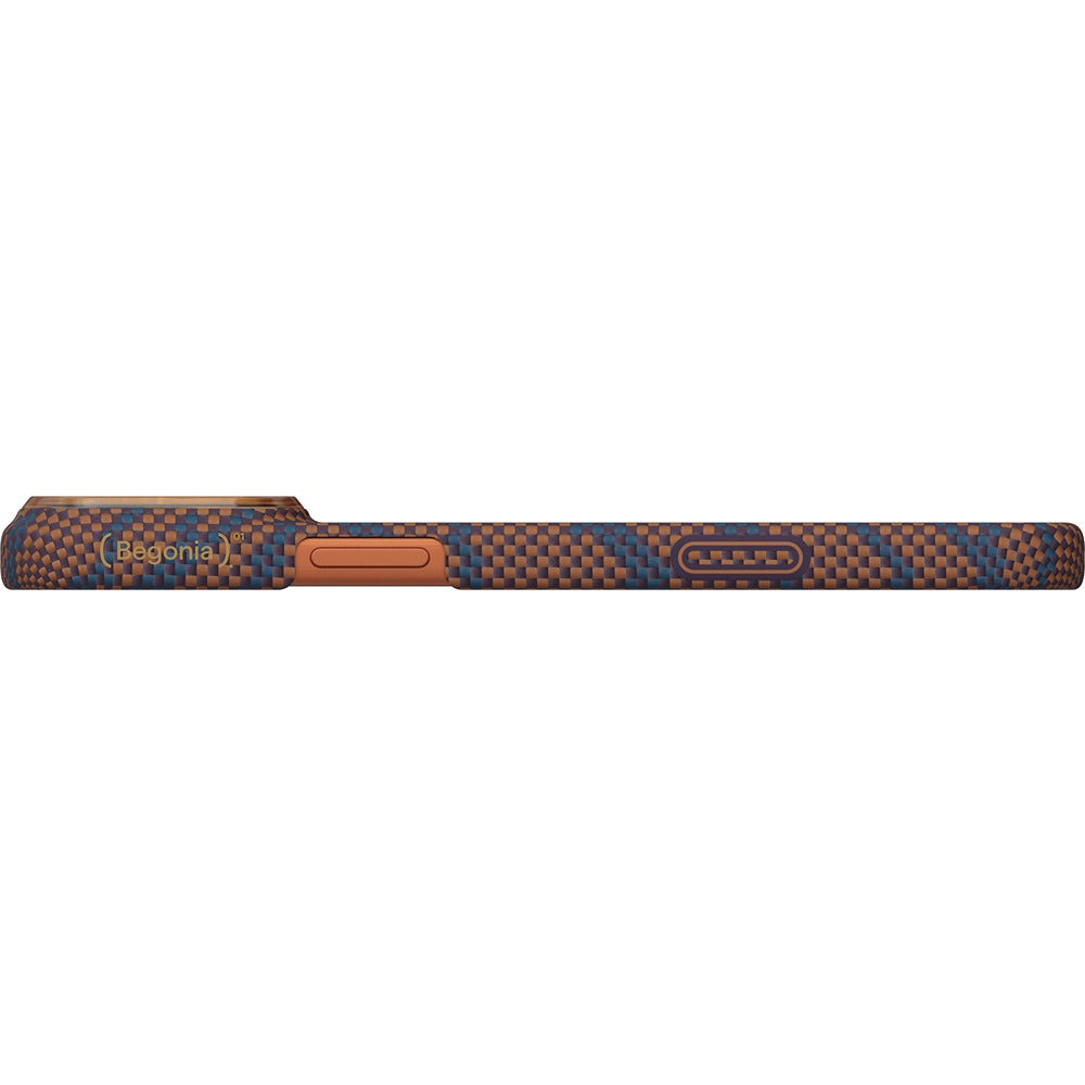 Pitaka iPhone 17 Pro Deksel Edge MagSafe Burning Oransje