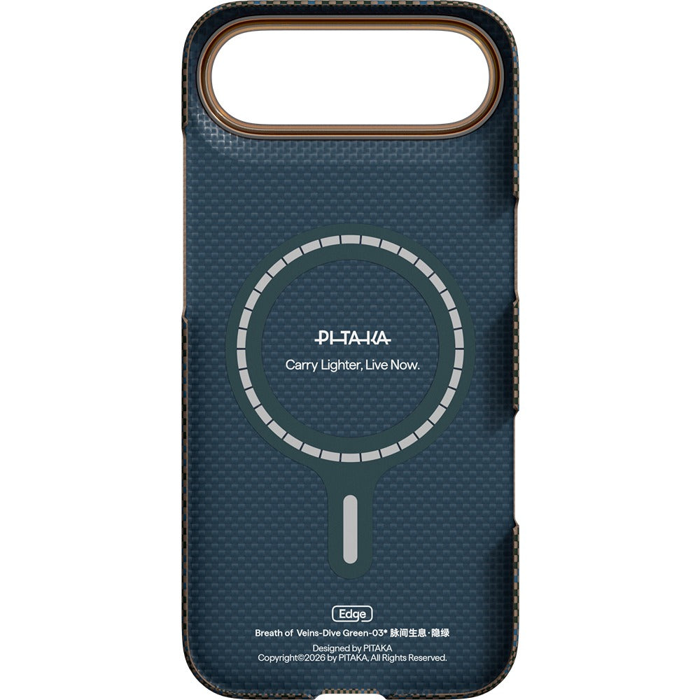 Pitaka iPhone Air Deksel Edge MagSafe Dive Green