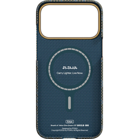 Pitaka iPhone 17 Pro Deksel Edge MagSafe Dive Green