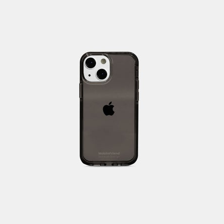 MobileFriend iPhone 12 Mini/13 Mini Skal Seethrough Svart