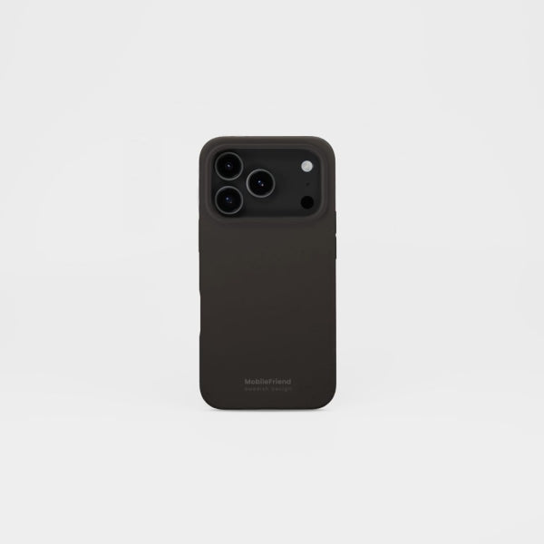 MobileFriend iPhone 17 Pro/iPhone 18 Pro Deksel Silikon Svart