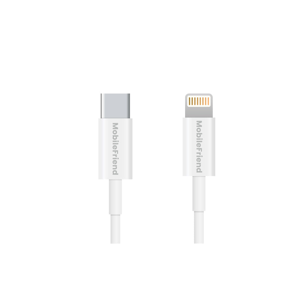 MobileFriend Kabel USB-C till Lightning 2m