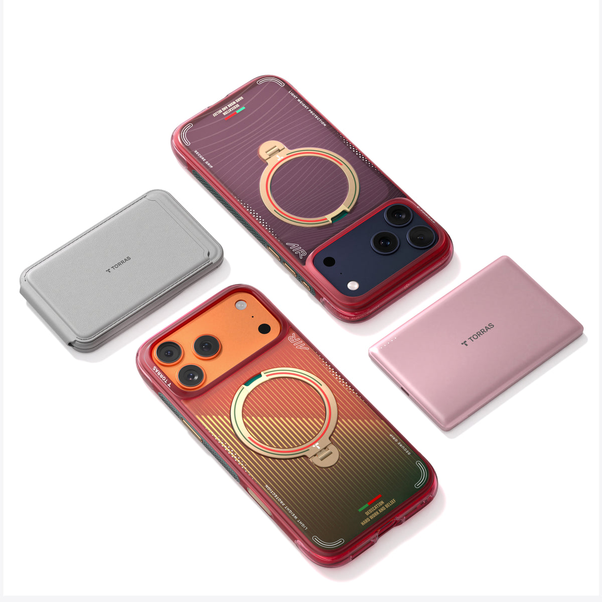 Torras iPhone 17 Pro Deksel Ostand Q3 Air Portugal Wave of Passion