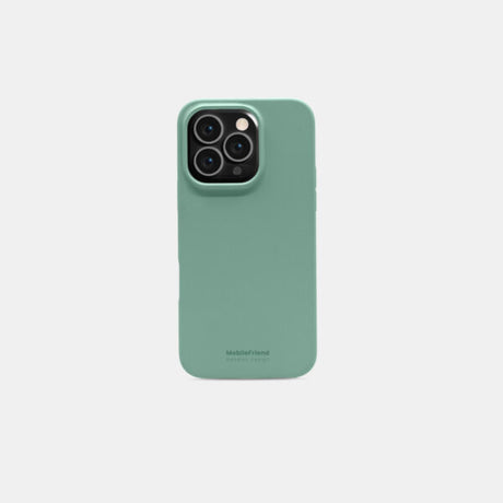 MobileFriend iPhone 15 Pro Max Skal Silikon Cozy Green