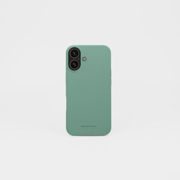 MobileFriend iPhone 16 Skal Silikon Cozy Green