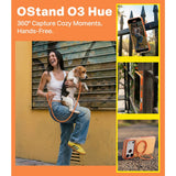 Torras iPhone 17 Pro Deksel Ostand O3 Hue Golden Citrus