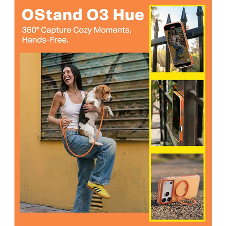 Torras iPhone 17 Pro Deksel Ostand O3 Hue Golden Citrus