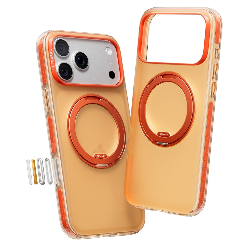Torras iPhone 17 Pro Deksel Ostand O3 Hue Golden Citrus