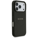 Guess iPhone 17 Pro/iPhone 18 Pro Deksel med kornet tekstur Svart